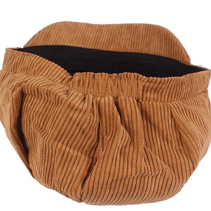 1Pc Hat Winter Beret Ladies Newsboy Fashion Peaked Cap Girls Corduroy Womens