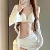 Elegante Bikini a Quattro Pezzi Slim-Fit – Costumi da Bagno Pura Voglia per Vacanze & Terme