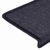 Step Mats 30 Pcs. 65 X 21 X 4 Cm Dark Gray and Blue Rectangular Edge
