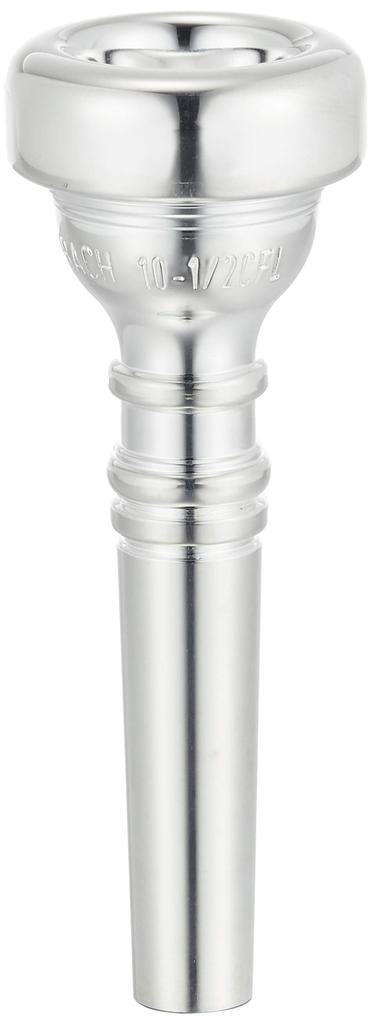 Bach Flugelhorn Mouthpiece 10 12C Silver Plated Finish