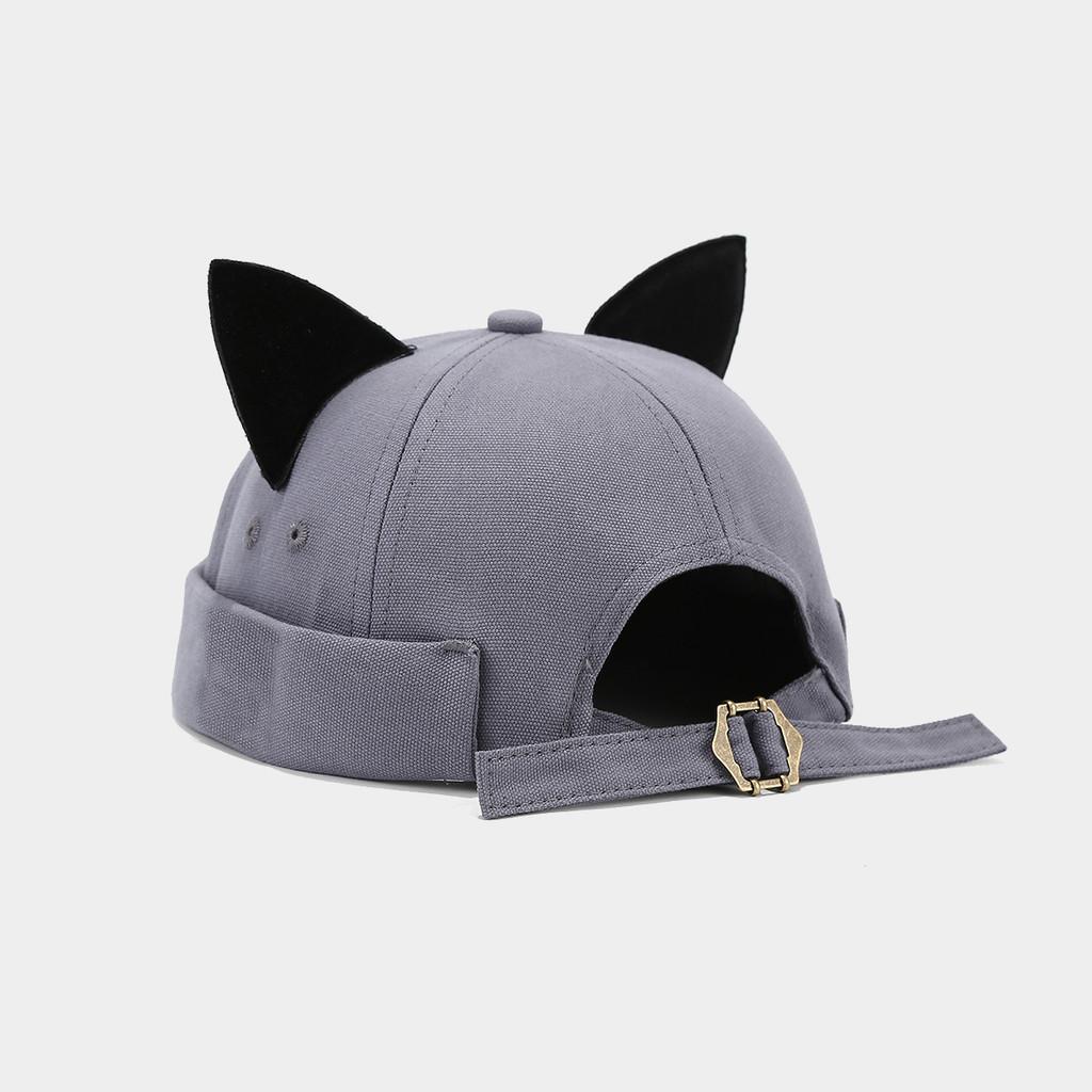 Cat Ears Baseball Cap With Adjustable Strap For Summer Casual Wear