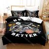 3D Print Never Better Skeleton Bedding Set Single Twin Full Queen King Size Bed Set Adult Bedroom Duvetcover Sets Anime Bed