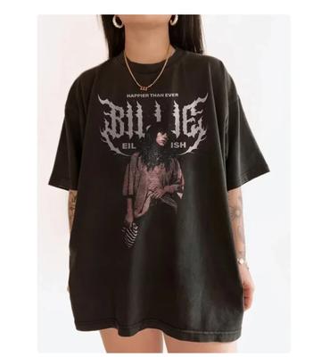 Billie Eilish Happier Than Ever Vintage Tour 2023 T-shirt