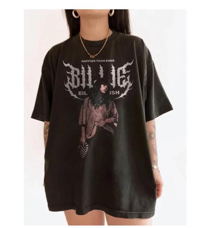 

Billie Eilish Happier Than Ever Vintage Tour 2023 T-shirt S