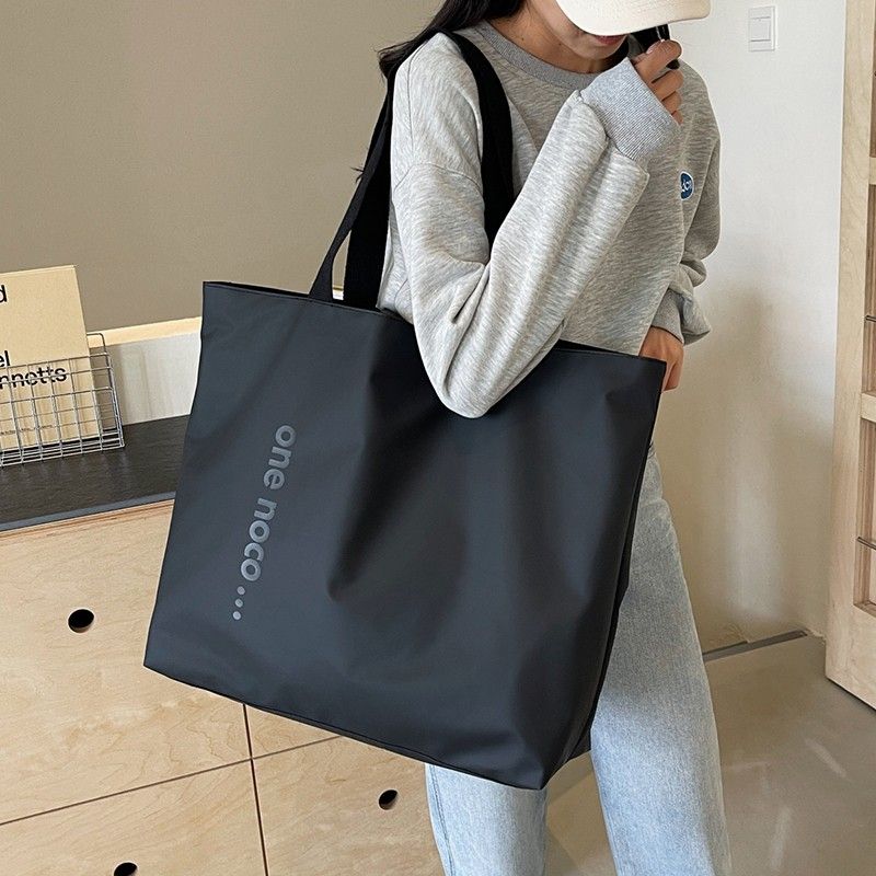 

Women s Bag 2024 New Arrival Waterproof Fabric Handbag Black(It s a big bag)