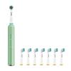 Rotating Electric Toothbrush Flat Replacement Long Battery Life Wireless Ultrasonic