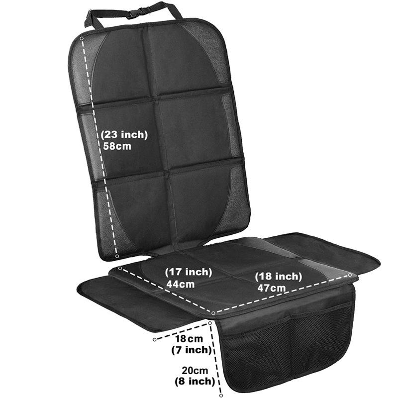 

Модернизированная защитная накладка для детского сиденья, износостойкая накладка, защитная накладка для автомобильного сиденья, противоскользящая защитная накладка Black black line чёрный