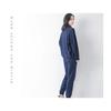 Women's Navy Blue Sweatshirt Set 2 Piece Outfit Loose Casual Pullover  Jogger Pants Tracksuit