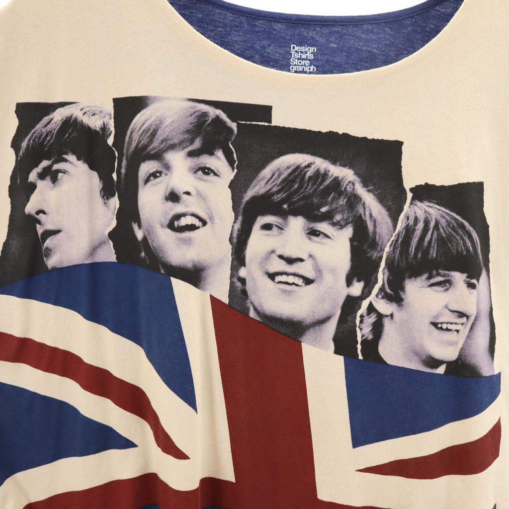 graniph THE BEATLES Beatles collaboration French sleeve Tunic F Women Used