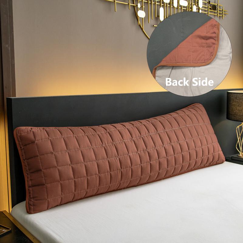 Solid Color Quilted Designer Long Pillowcase Bedding Body Pillow Covers Pillow Case For Healthy Standard 48*120cm/48*150cm/48*180cm