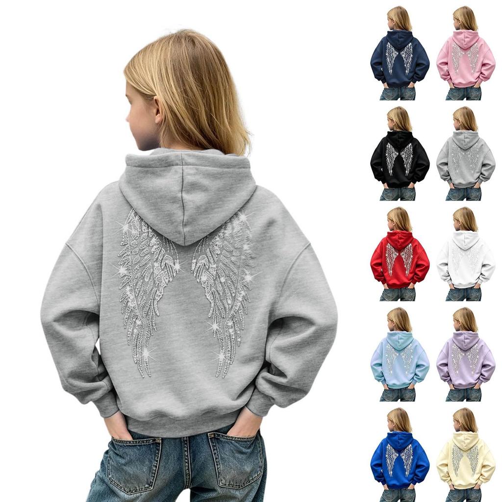 Felpa Casual da Bambino con Tasca per l'Uso Quotidiano