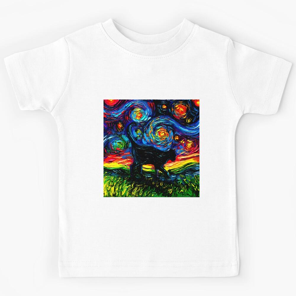 Black Cat Kids T-Shirt 170