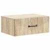Wall Mounted Nightstand Sonoma Oak 49 X 34.5 X 20 Cm