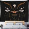 Butterfly Moon Phase Art Tapestry Bohemian Style Wall Hanging Cloth Plants Animals Home Dormitory Aesthetic Mural Decoration