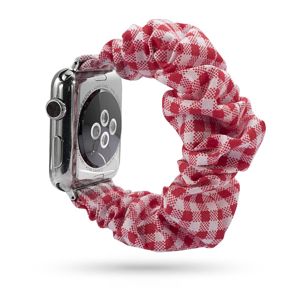 Scrunchie Strap for apple watch band 44mm 40mm 45mm 41mm 38mm 42mm 49mm correa bracelet iwatch series 4 5 6 3 SE 7 8 9 ultra 2