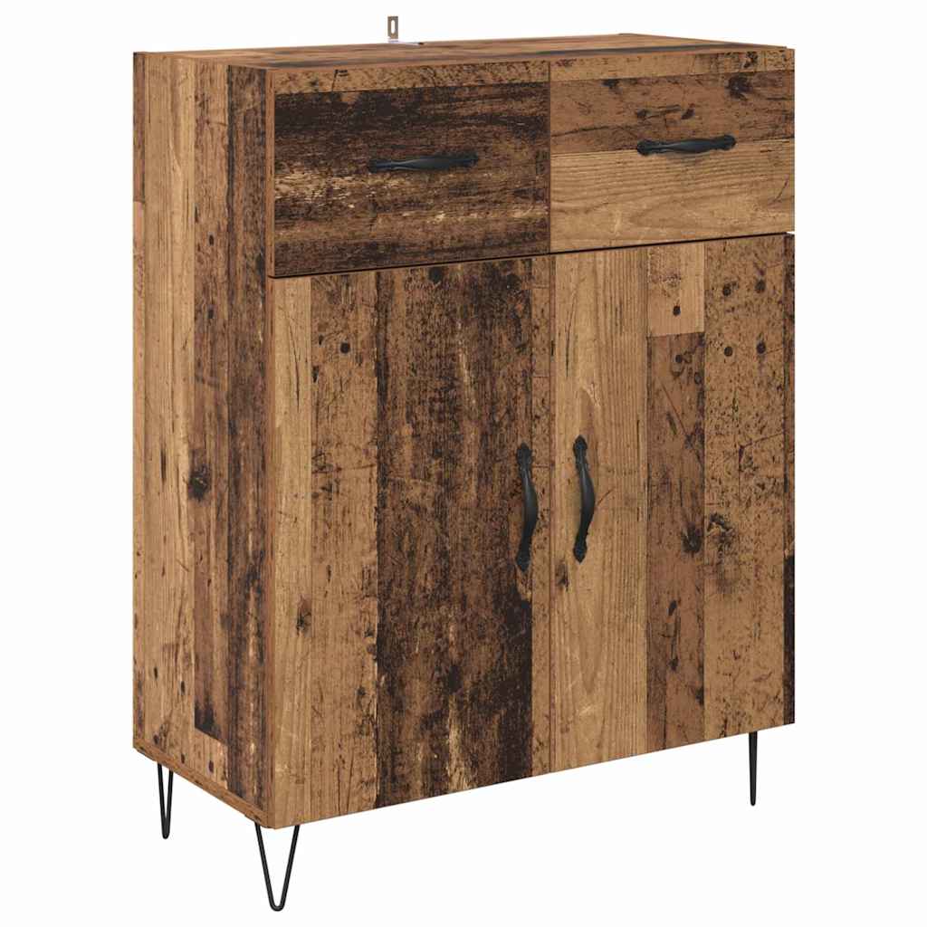 Highboard Reclaimed Wood 69.5 x 34 x 90 cm Particle Board