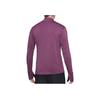 Nike Logo Print Crew Neck Long Sleeve T-Shirt Men Tops Purple-Red DD5663-653