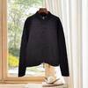 Nanyou Women's Wool Diamond Pattern Stand Collar Zipper Jacket - Versatile Stylish Long Sleeve Autumn/Winter Cardigan