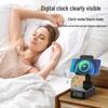 Portable Multifunctional Bluetooth Speaker with Alarm Clock, Wireless Charger & Phone Holder