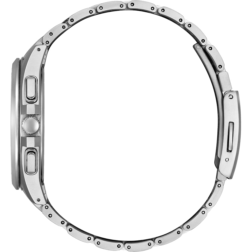 Citizen Attesa AT8040-57E Men's Titanium Watch Waterproof Luminous Silver Black Japanese Design