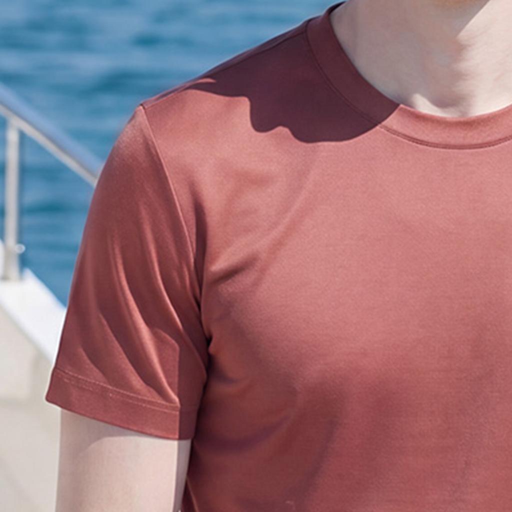 Summer Cool Silk Smooth Men's T-shirt