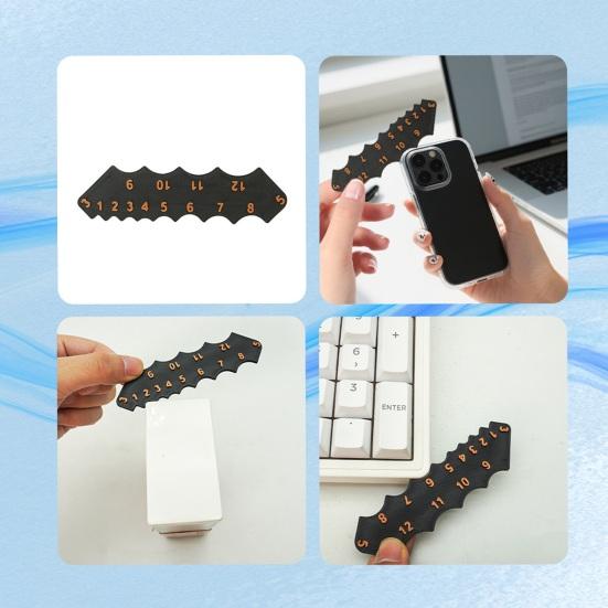 Round Corner Size Measurement Tool 3D Number Display Heavy Duty Portable Professional Accurate Corner Radius Gauge Measuring Tools