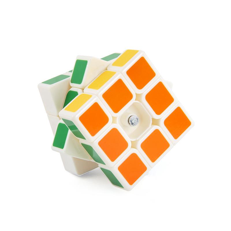 Science And Education Intelligence Third-Order Rubik'S Cube Spring Solid Color Rounded Corners 5.7 Positive-Order Rubik'S Variety Magic Ruler 3.4Cm