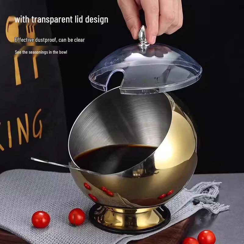 Kangfutao Stainless Steel Slanted Sauce Bowl