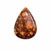 Orange Turquoise Pear Cabochon Gemstone | Natural Turquoise Jewelry Making Stone