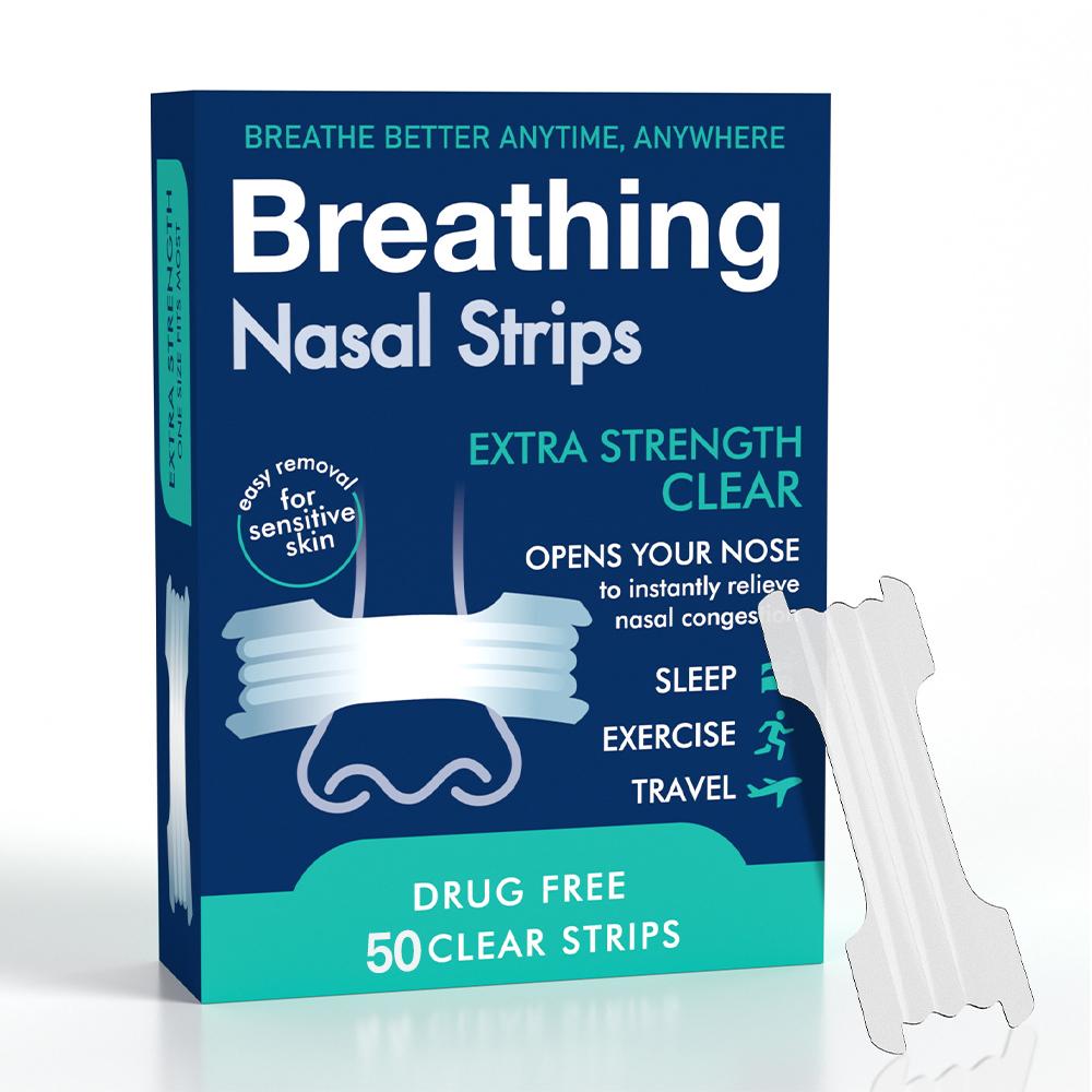 Nasal Strips for Snoring Nasal Patch Physical Expansion Breathable Nose Patch Better Sleep Anti-Snoring Extra Nasal Strip Patch