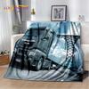 Coperta morbida in flanella 3D con motivo Camion per Letti Camera da letto Divano Picnic, Coperta da lancio per Coprire Tempo libero all'aperto Riposo Regalo