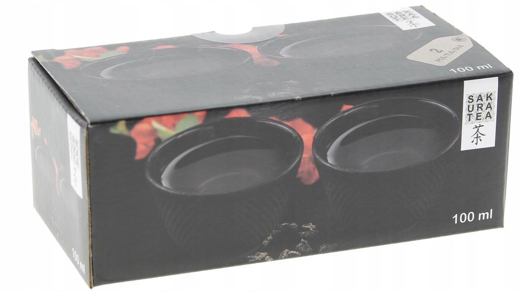 CAST IRON CUPS 2x CAST IRON CUPS FOR TEA AND INFUSIONS 100 Ml ENAMELLED
