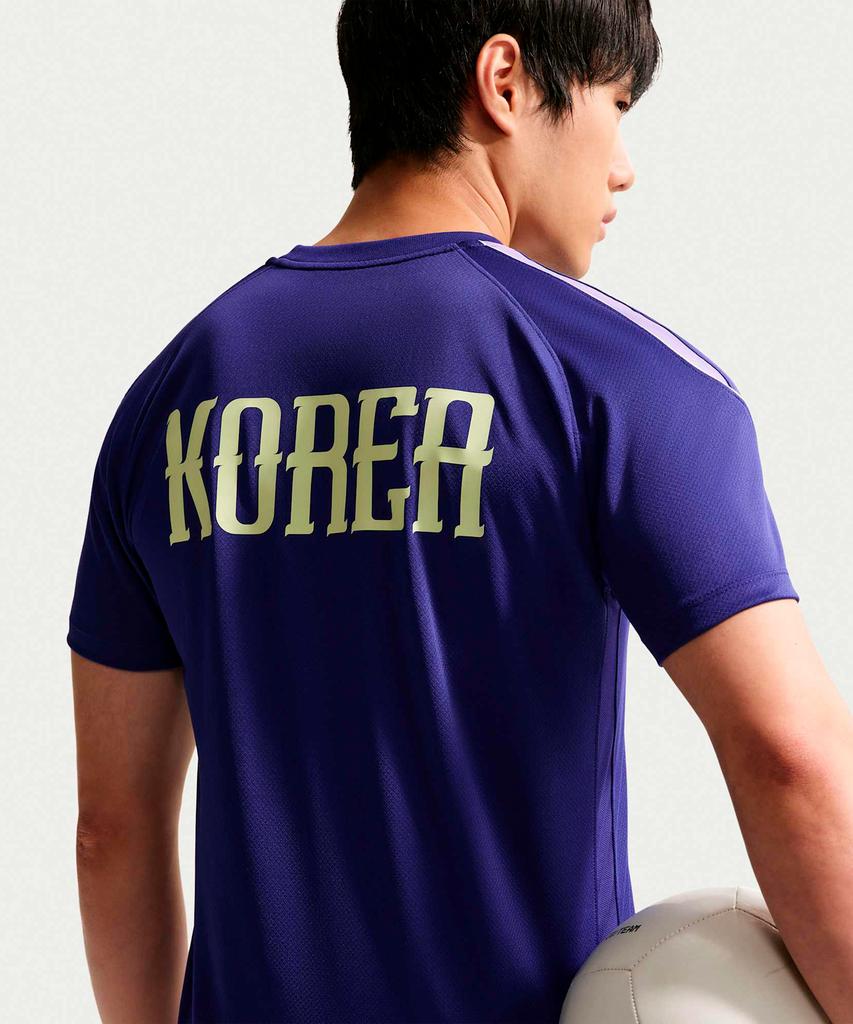 Nike Korea Strike Soccer Dri-Fit Short Sleeve Top M - Regency Purple:Space Purple:Light Liquid Lime / Ib4975-590