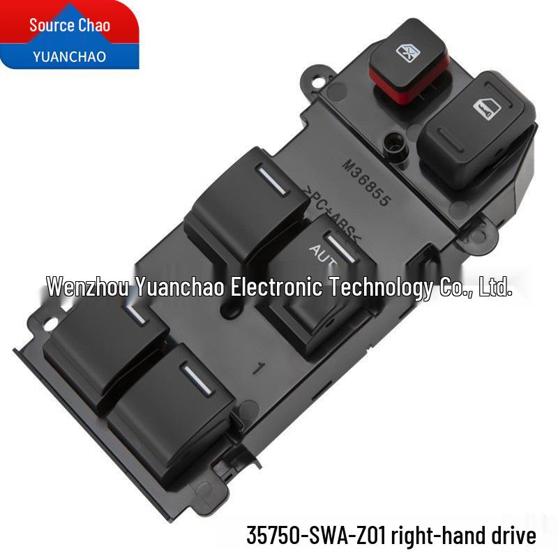 

Honda CRV/Civic Переключатель стеклоподъемника с правым рулем 35750-SWA-Z01 Electric