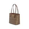 Coach City Zip Tote 30 Classic Monogram Tote Shopping Bag Women tote Khaki 58292-IME74