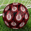 CD Guadalajara Size 5 Soccer Ball, Machine-Stitched PVC, Durable & High Bounce, All Ages Fit, fan merchandise, matches & outdoor use.
