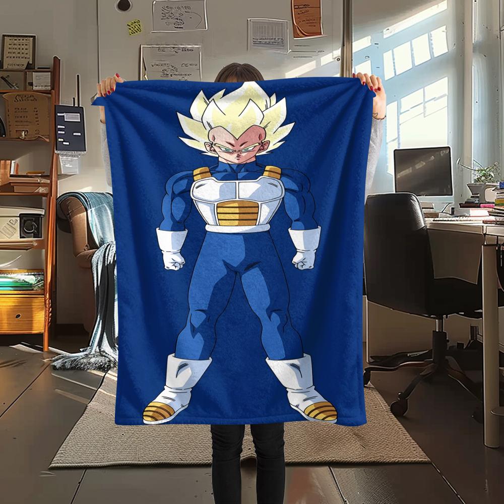 Dragon Ball characters Print Flannel Blanket,High quality Comfortable for All Seasons,Home Decor,Warmth and Comfort,Perfect for Christmas Gifts