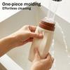 2 in 1 Ice Cube Bottle Portable Silicone Ice Cube Cup with Ice Cube Mold Easy Press to Release Ice Maker for Outdoor Travel Home Office