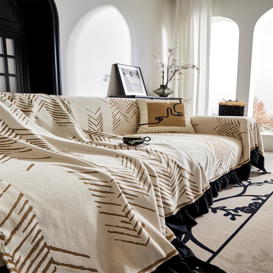 

Четыре сезона универсальный диван полотенце диван чехол диван одеяло современный простой анти-захват противоскользящий шенилл диван ткань 180X130