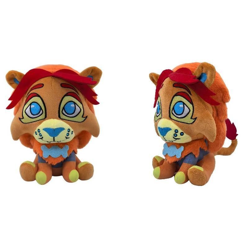 Cute Indigo Park Lion Plush Toy Adorable Soft Short Plush Animal Doll 21cm