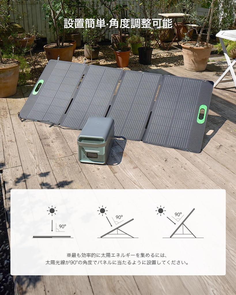 Yoshino Solar Panel SolarPanel SP200 200W Portable Power Supply Small Folding Output Solar Charger ETFE High Conversion Efficiency Single Crystal IP67