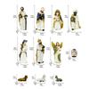 11pcs Christmas Jesus Birth Scene Set Resin Jesus Trench Statue Holy Baby Jesus Ornament Religious Christian Holiday Gift