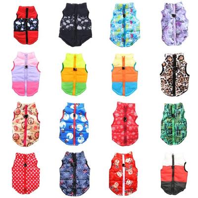 Winter Haustierkleidung Gepolsterte Hundejacke Haustier Hundemantel Katzenweste Kostüm Hundekleidung