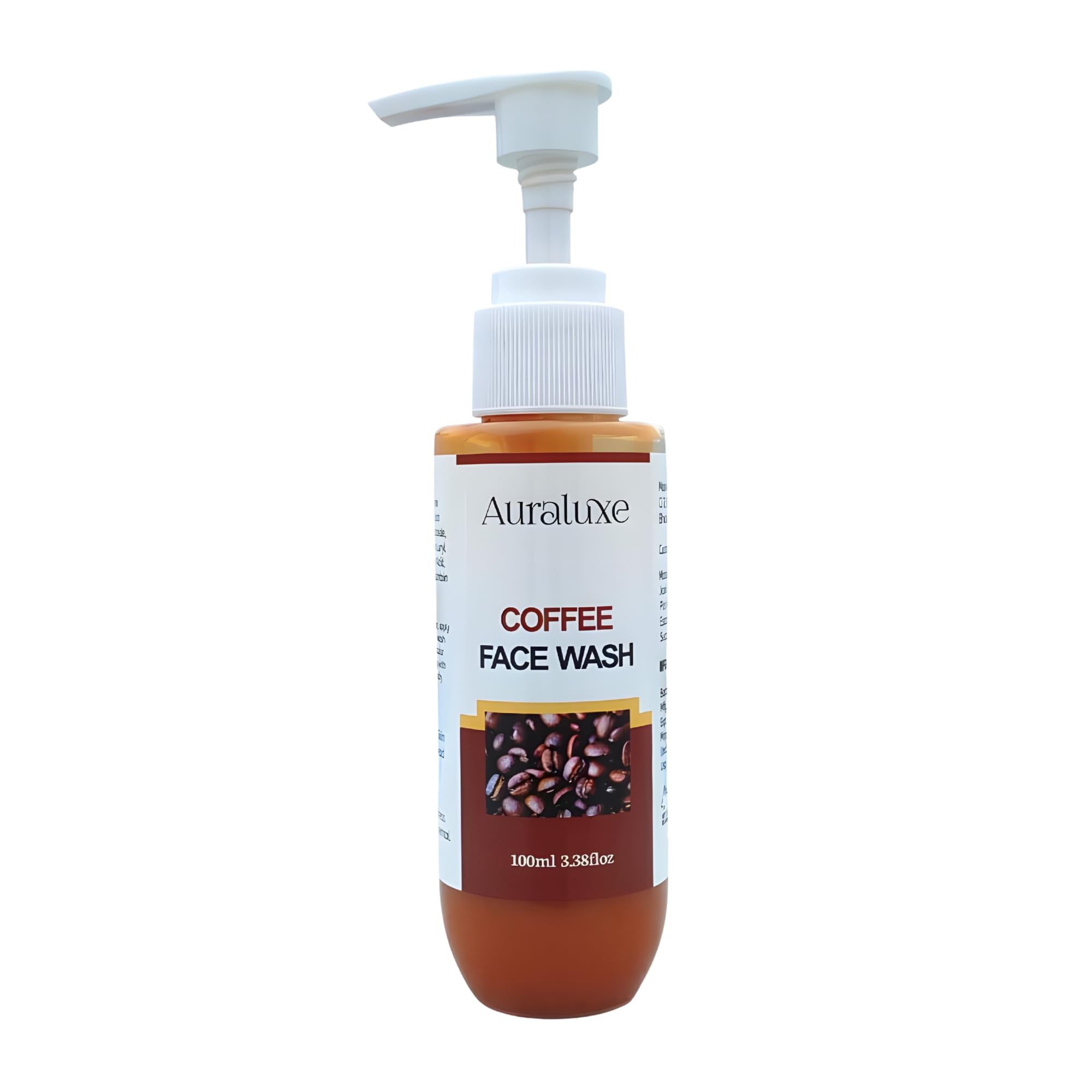 THE AURALUXE Coffee Face Wash with Natural Coffee Extract | Deep Cleansing & Oil Control | Refreshing Skin Cleanser | 100ml | Pack of 1