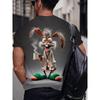 Round Neck 3D Printed Men's T-shirt Casual Summer Super Lightweight Trendy and Versatile Easy To Control Cartoon Pattern T-shirt