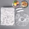 300PCS Disposable Bowl Covers Canning Lids, Disposable Bowl Covers Food Cover Stretch Edging, Flexible Storage Packaging for Storage Containers,