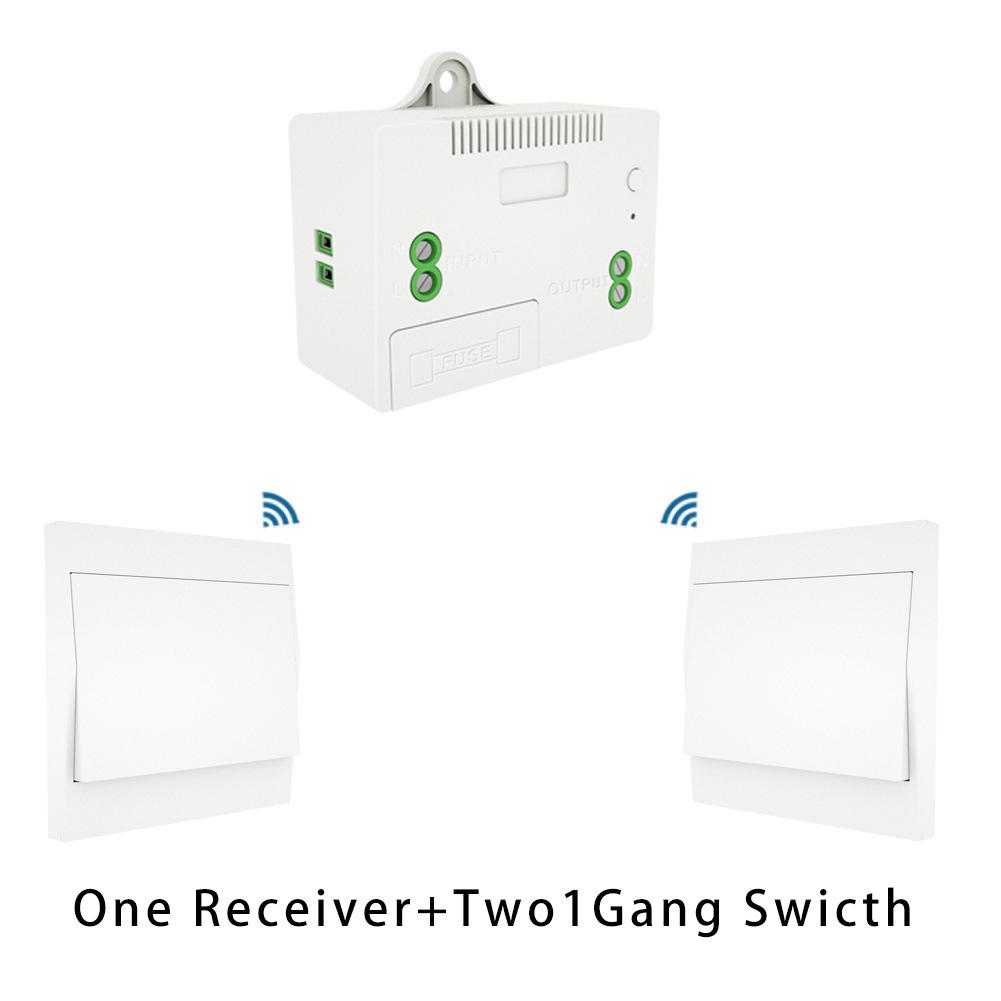 Battery-free Wireless Smart Light Switch, Stick-on Panel, 220V