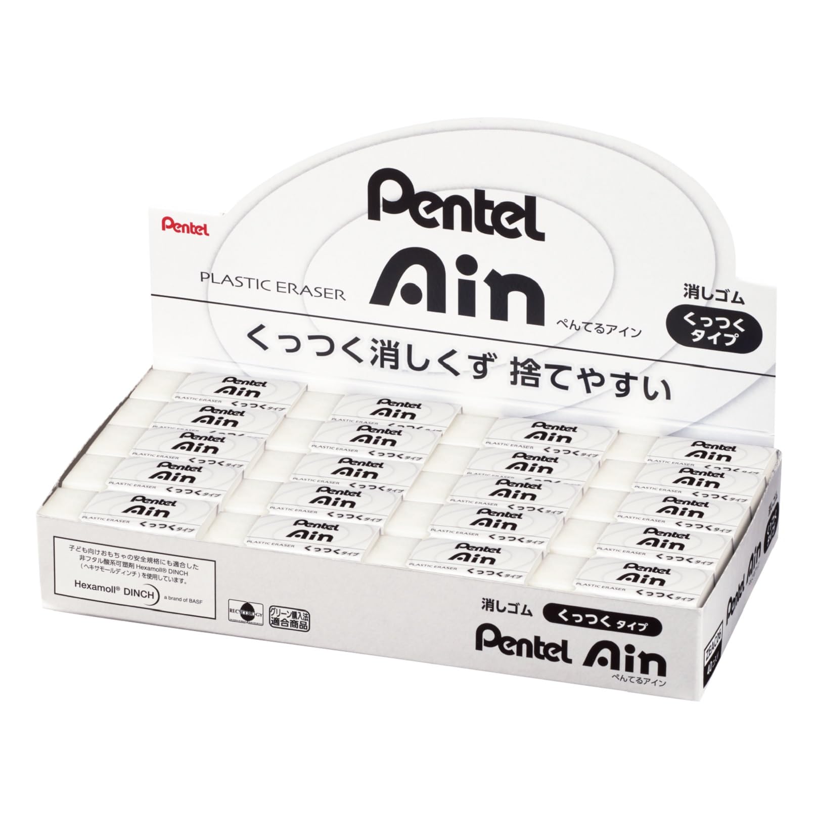 

Ластик Pentel Pentel Ain Sticky Type маленький 40 штук ZEAC06
