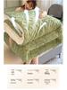 Thickened Lambswool & Milk Velvet Quilt - Cozy Winter & Versatile Spring/Fall Blanket for Twin or Dorm Use