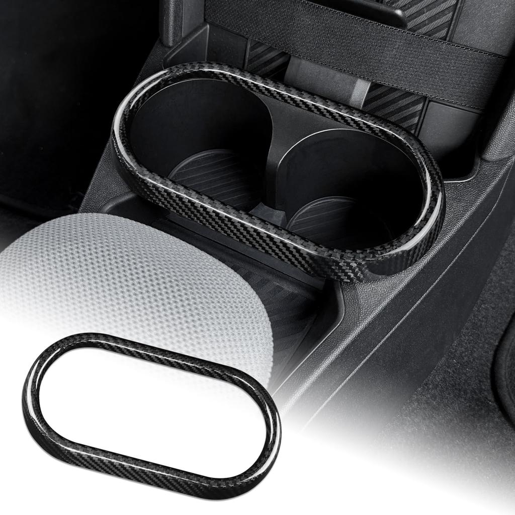 AIRSPEED Carbon Fiber Interior Accessories for Mini Cooper F67 Car Central Control Cup Holder Stylish Interior Tape Included Carbon F65, F66,